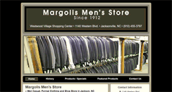 Desktop Screenshot of margolismensstore.com