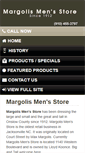 Mobile Screenshot of margolismensstore.com